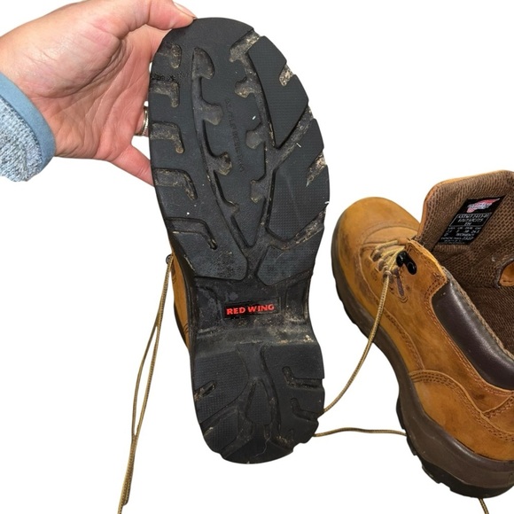 Red Wing 2327 Steel Toe Water Proof Oil Resistant Work Boots Women’s 7.5 Sturdy - Picture 6 of 16